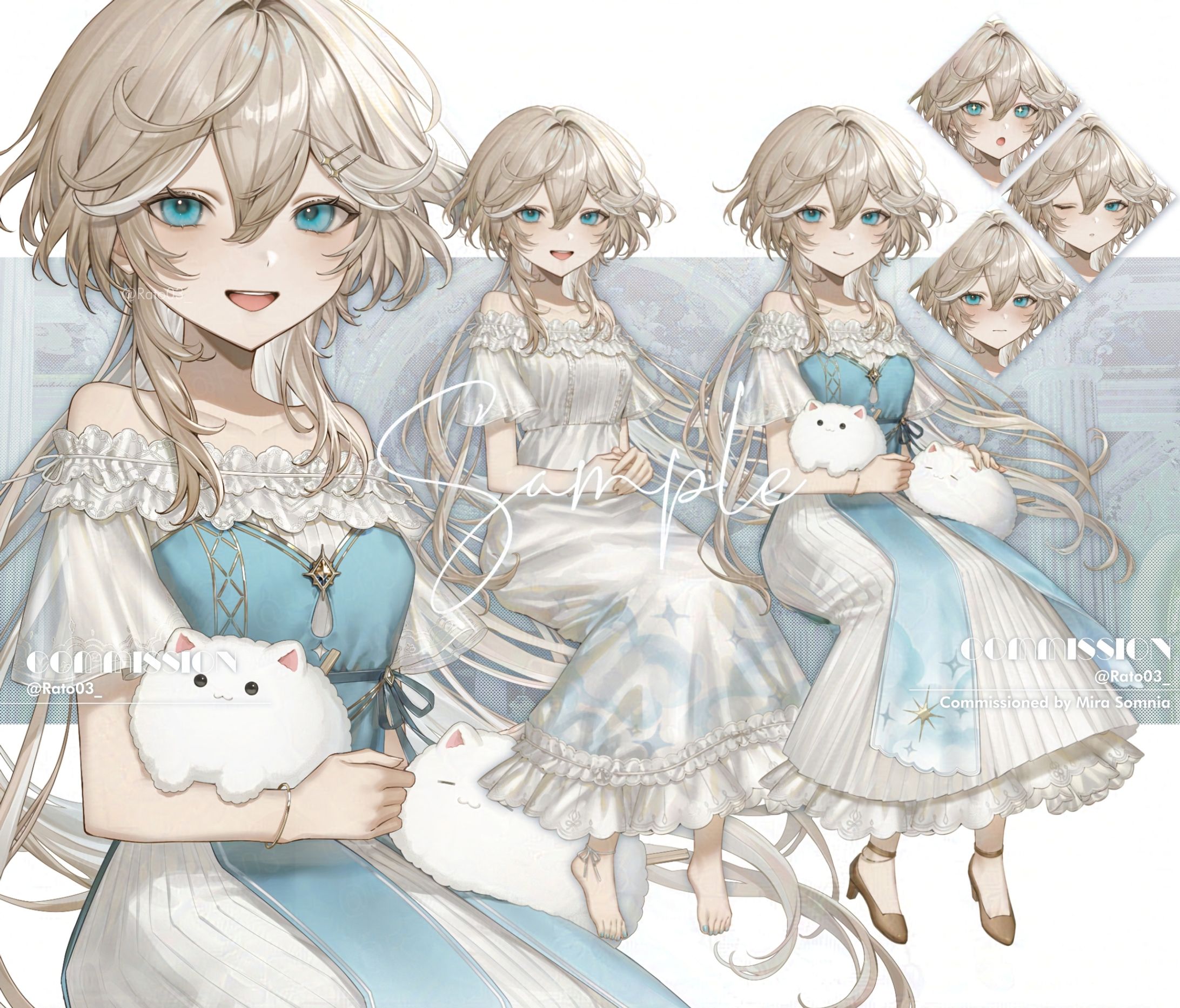 Vライバー立ち絵・デザイン・三面図-1