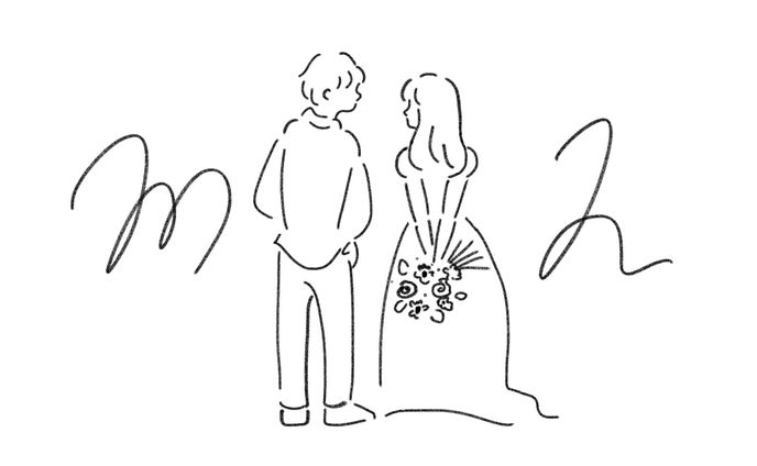 【似顔絵】m&h