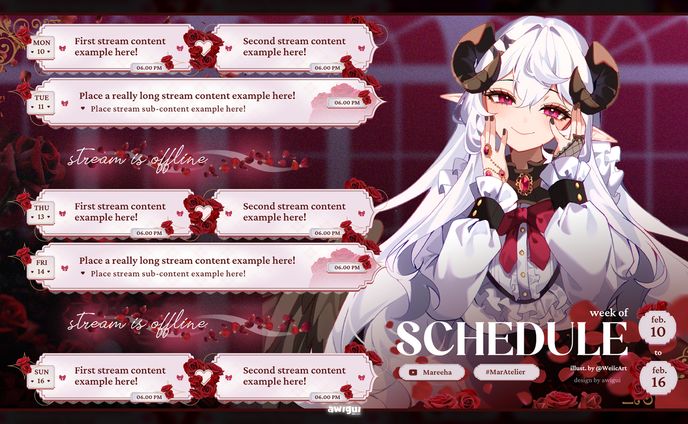 Schedule Design - Mareeha