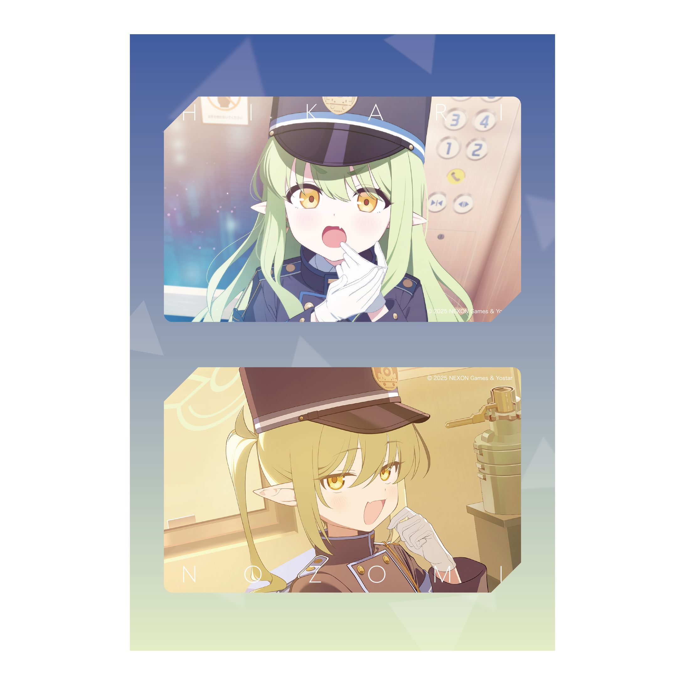 株式会社Yostar ブルーアーカイブ「ICカードステッカーセット（ヒカリ、ノゾミ）」 商品企画・デザイン-1