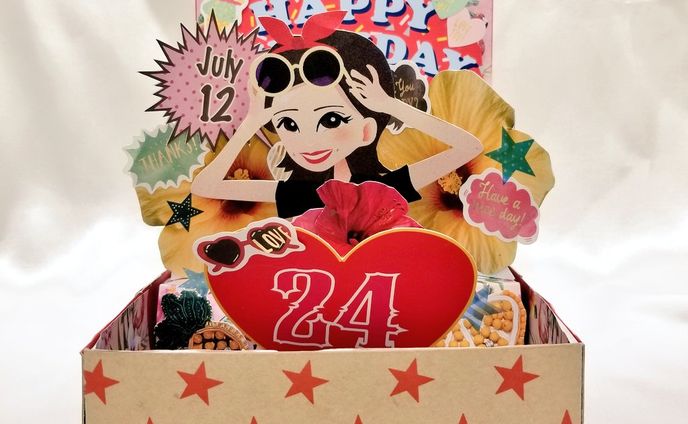 びっくり箱ポップアップ