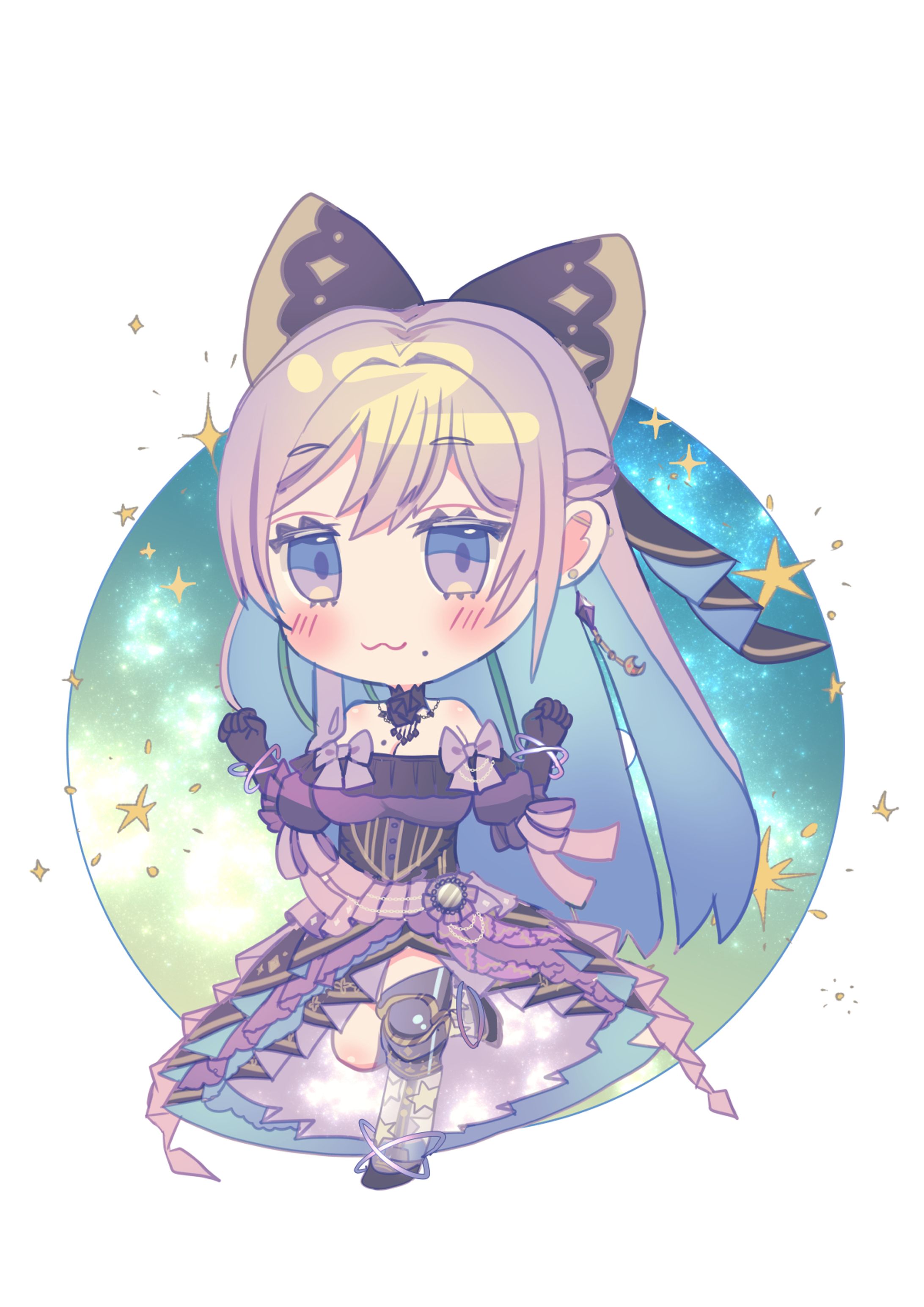 天乃紫音様再デビュー記念グッズイラスト-1