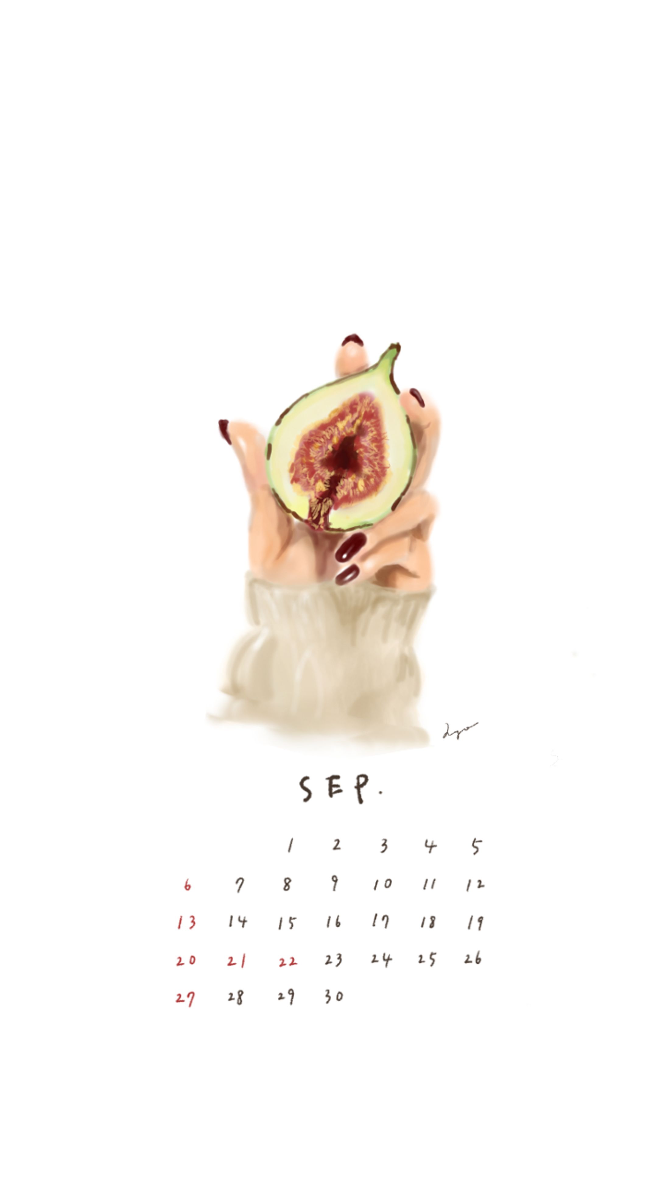 【カレンダー】"SEPTEMBER 2020"-1