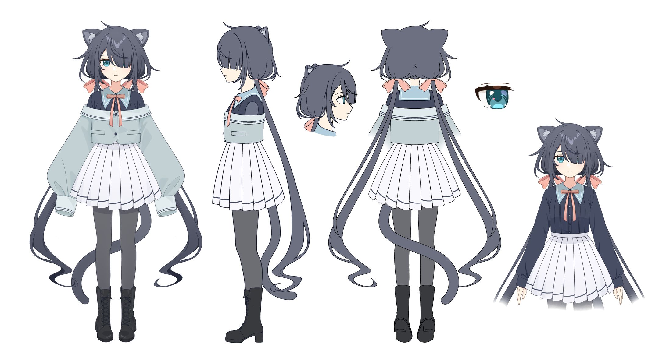 Vtuber「薬袋 缶」キャラクターデザイン、モデリング-1