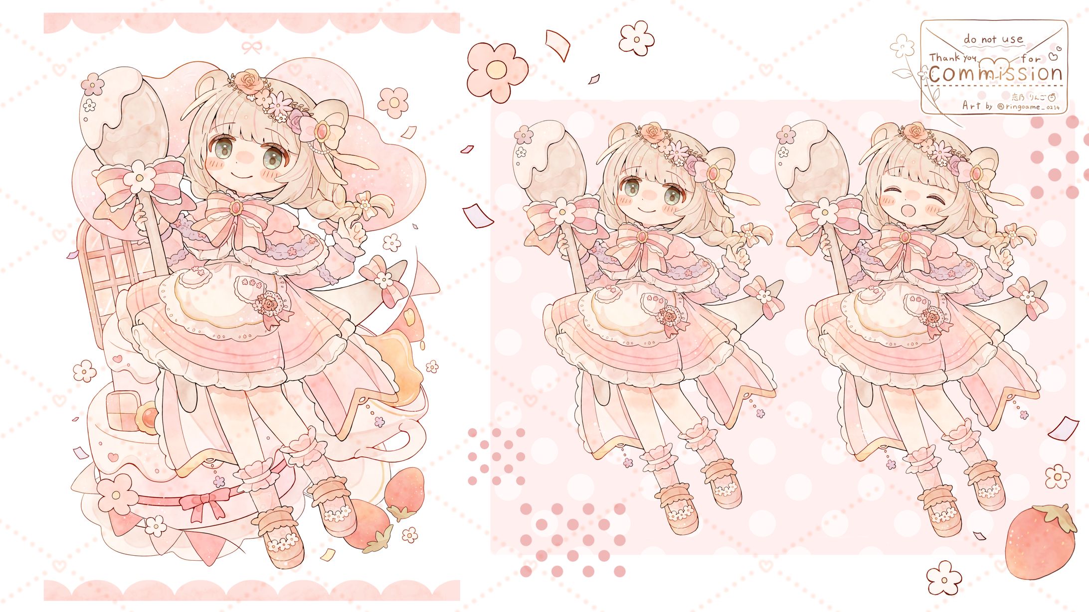 【ご依頼】花咲こあり様　お誕生日衣装デザイン&グッズイラスト-1