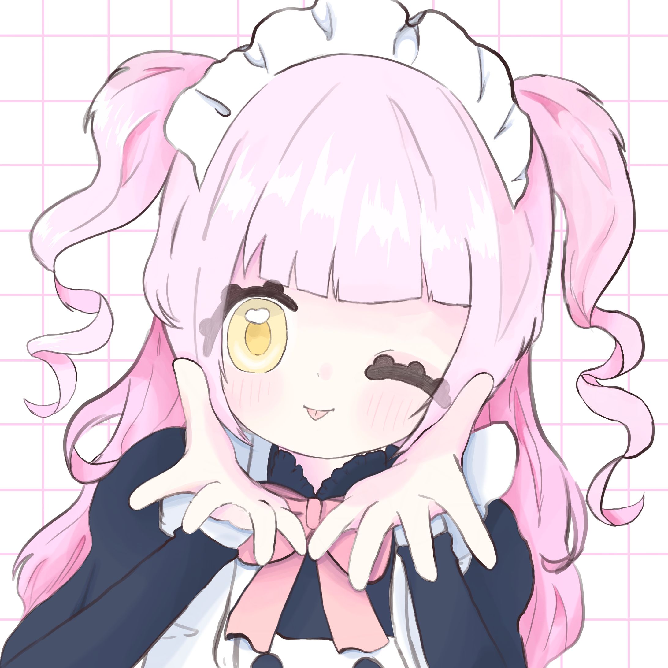 メイドさんのウインク-1