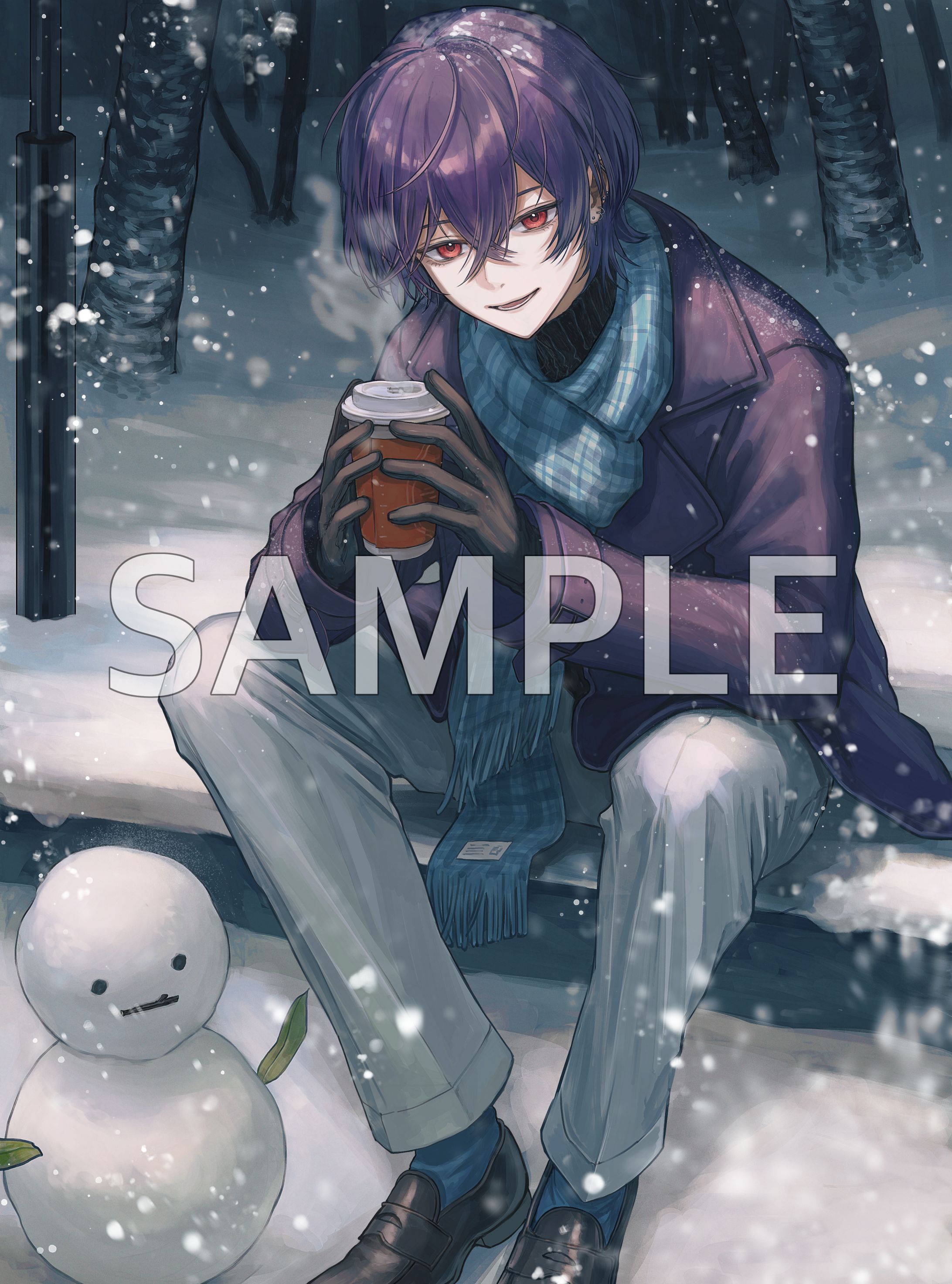 【work】雪見様　ワンマンツアー2025『MONOLOGUE』グッズ用イラスト-1