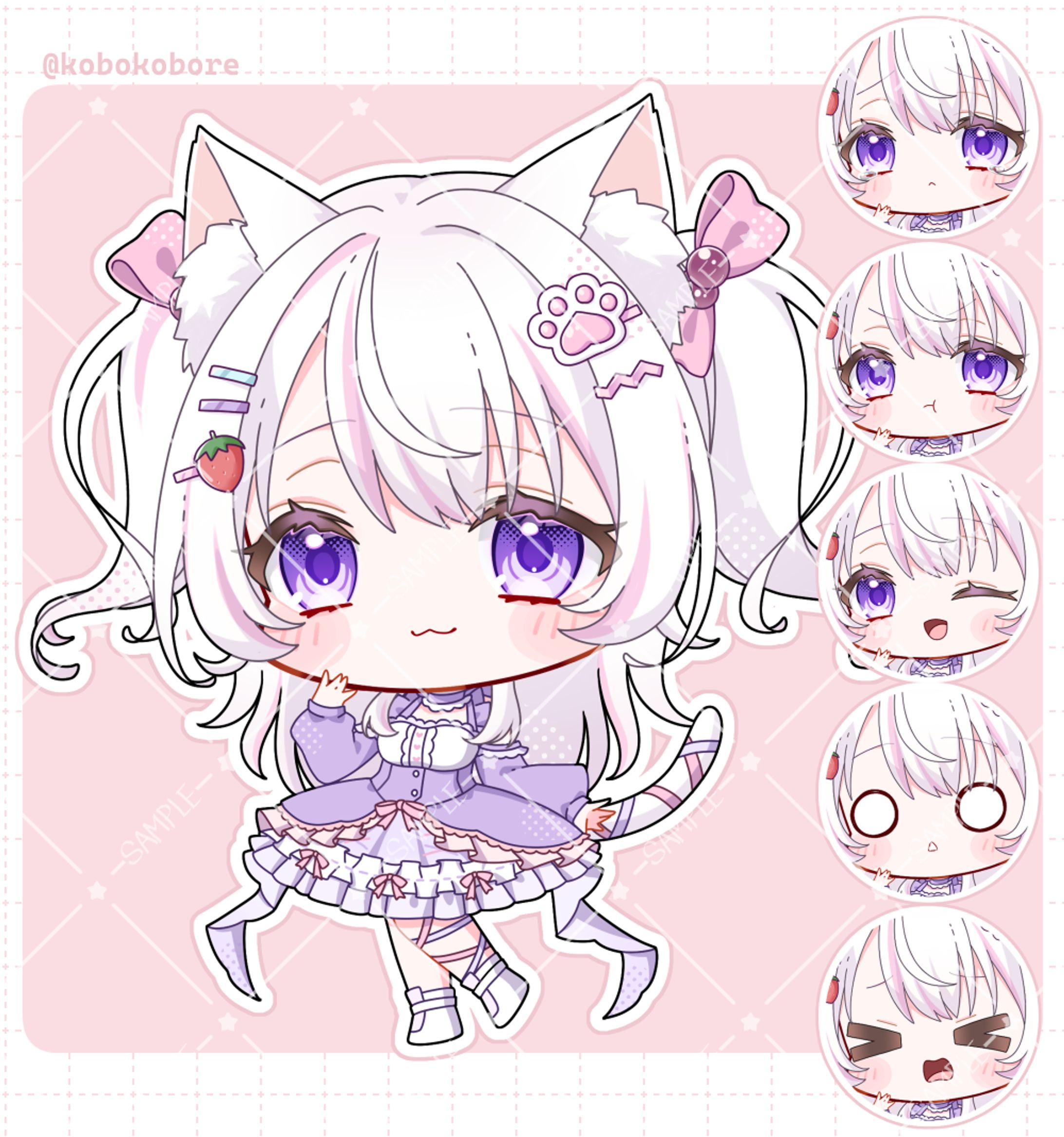 【結月ゆめ様】ミニキャライラスト-1