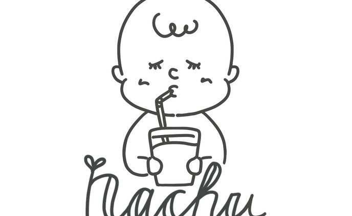 なちゅ 様　イラストロゴ