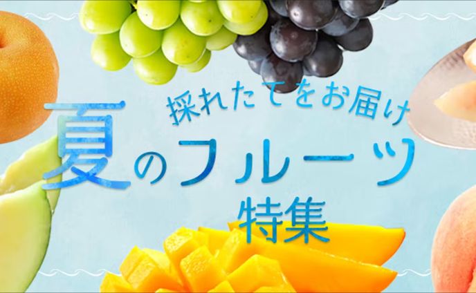(架空)ネット通販サイトフルーツは販売のバナー