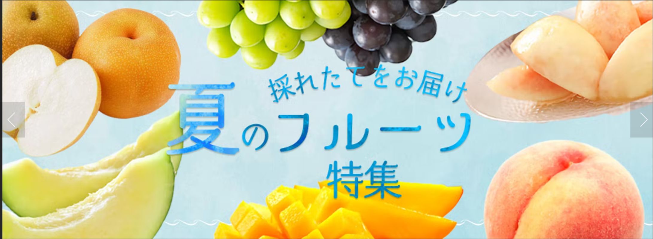 (架空)ネット通販サイトフルーツは販売のバナー-1