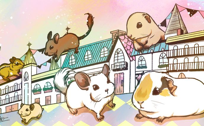 小動物達の街