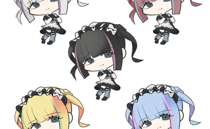 小さなアクリルキーホルダー