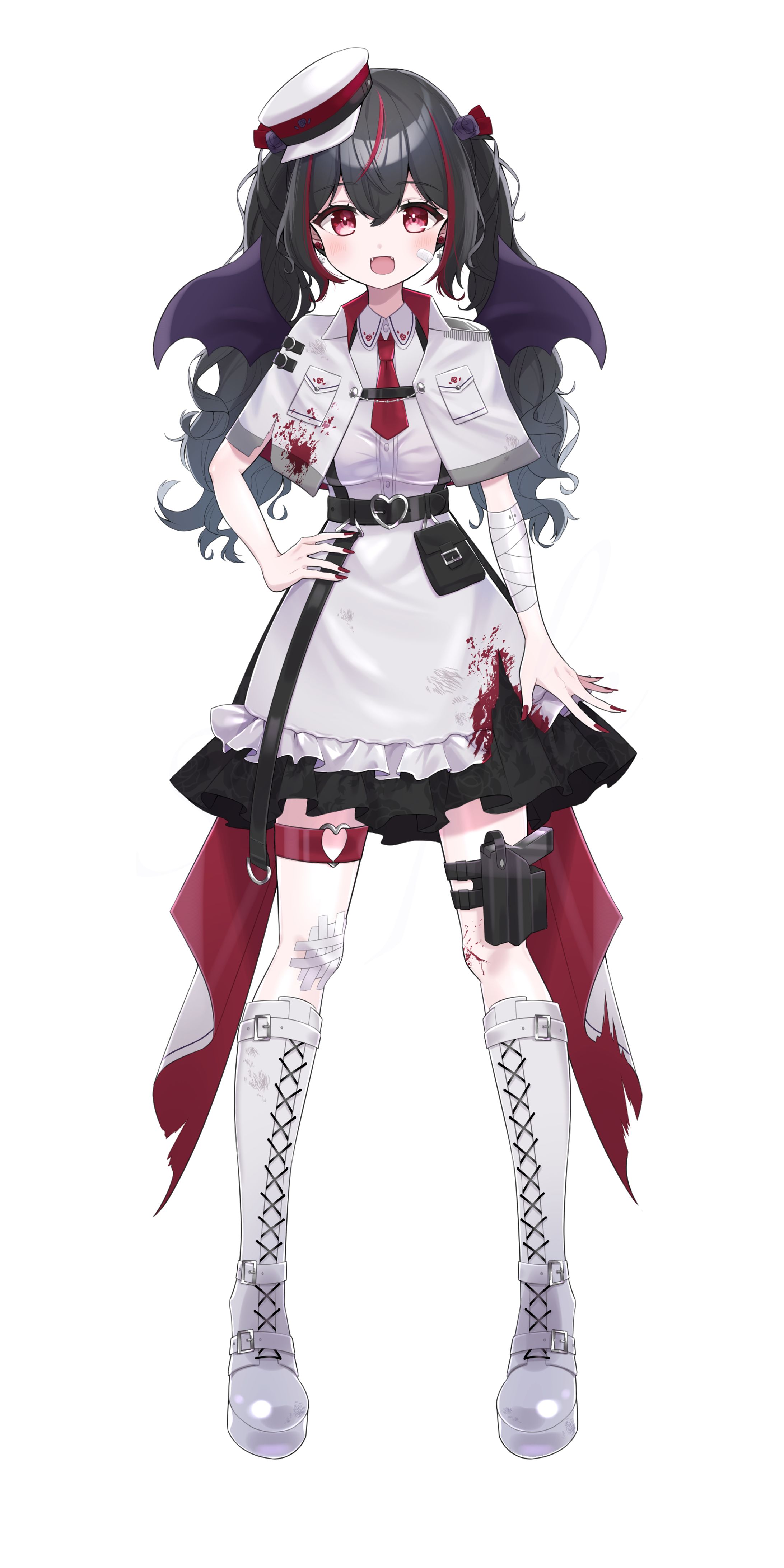 宵闇乃ばら様 新衣装立ち絵【戦闘衣装】-1