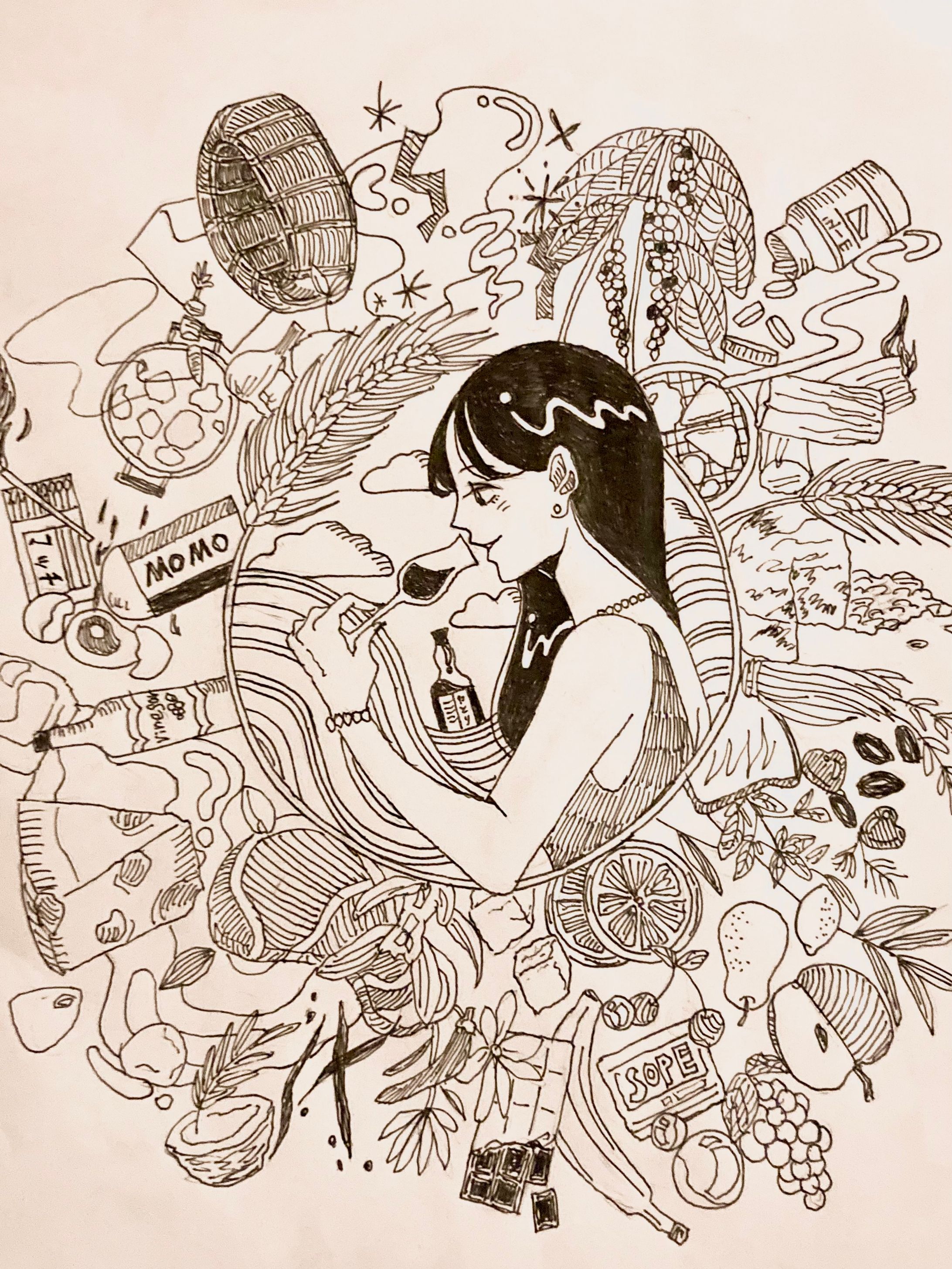 細かくてポップな絵-1