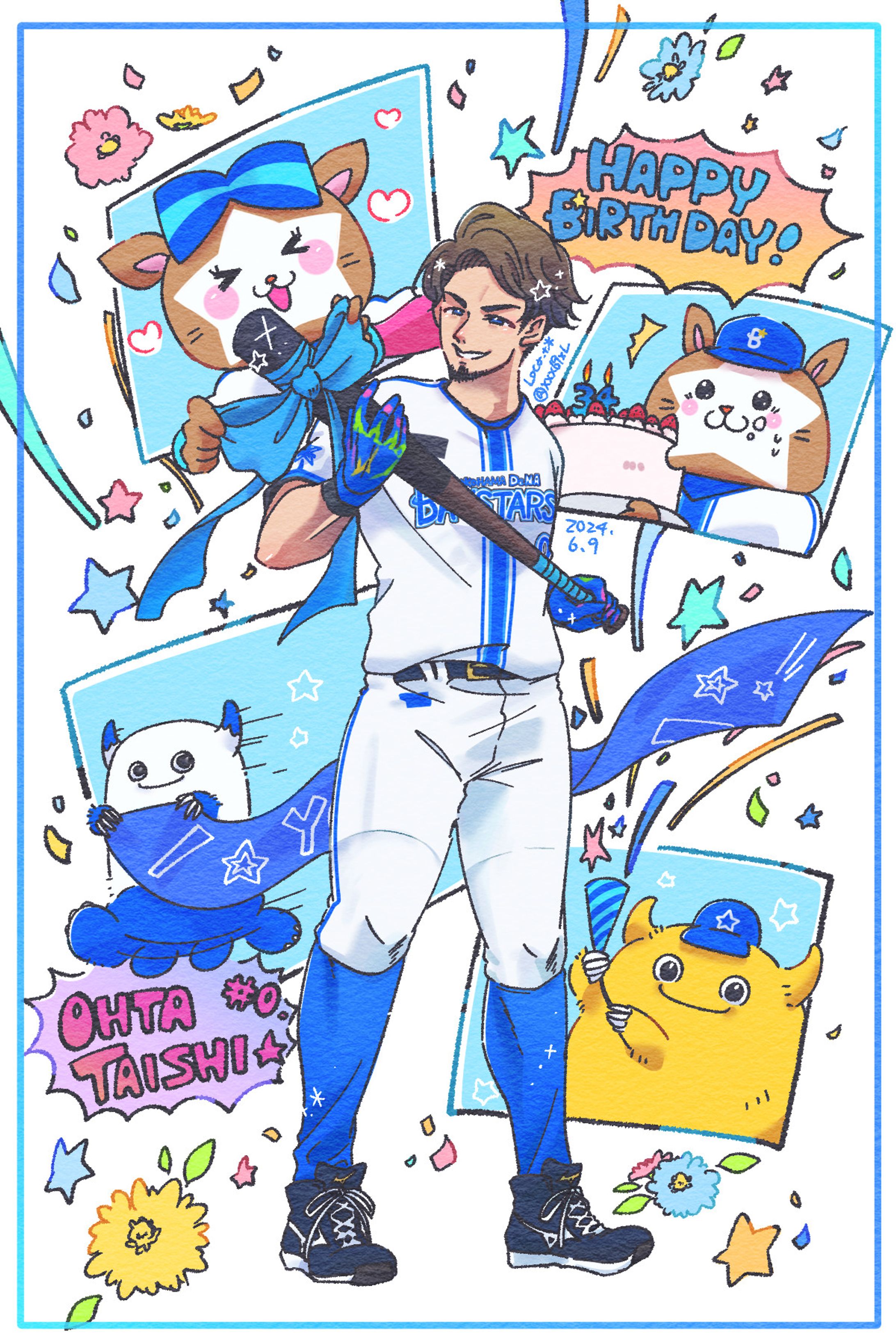 お誕生日お祝いファンアート-1