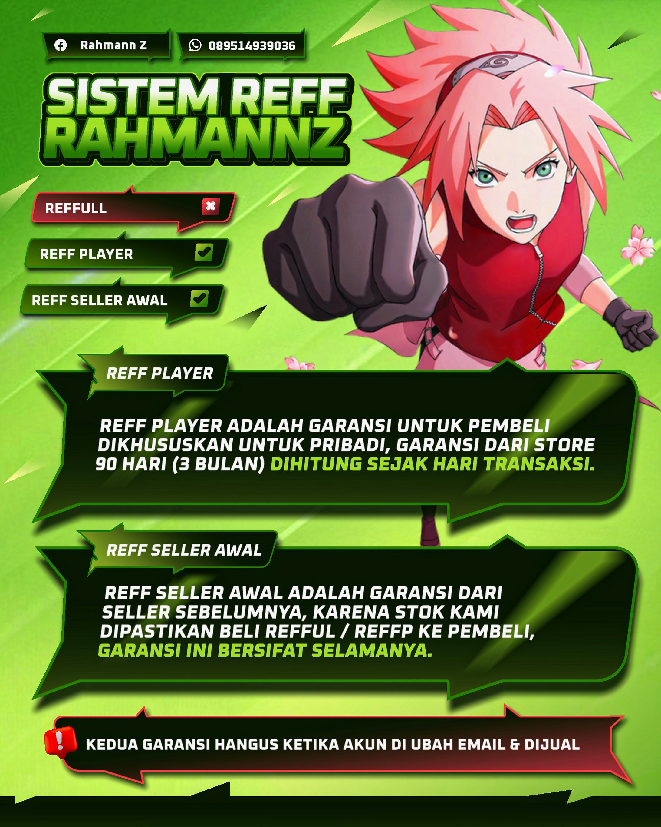 WORK COMISSION, social media post aturan reff-1