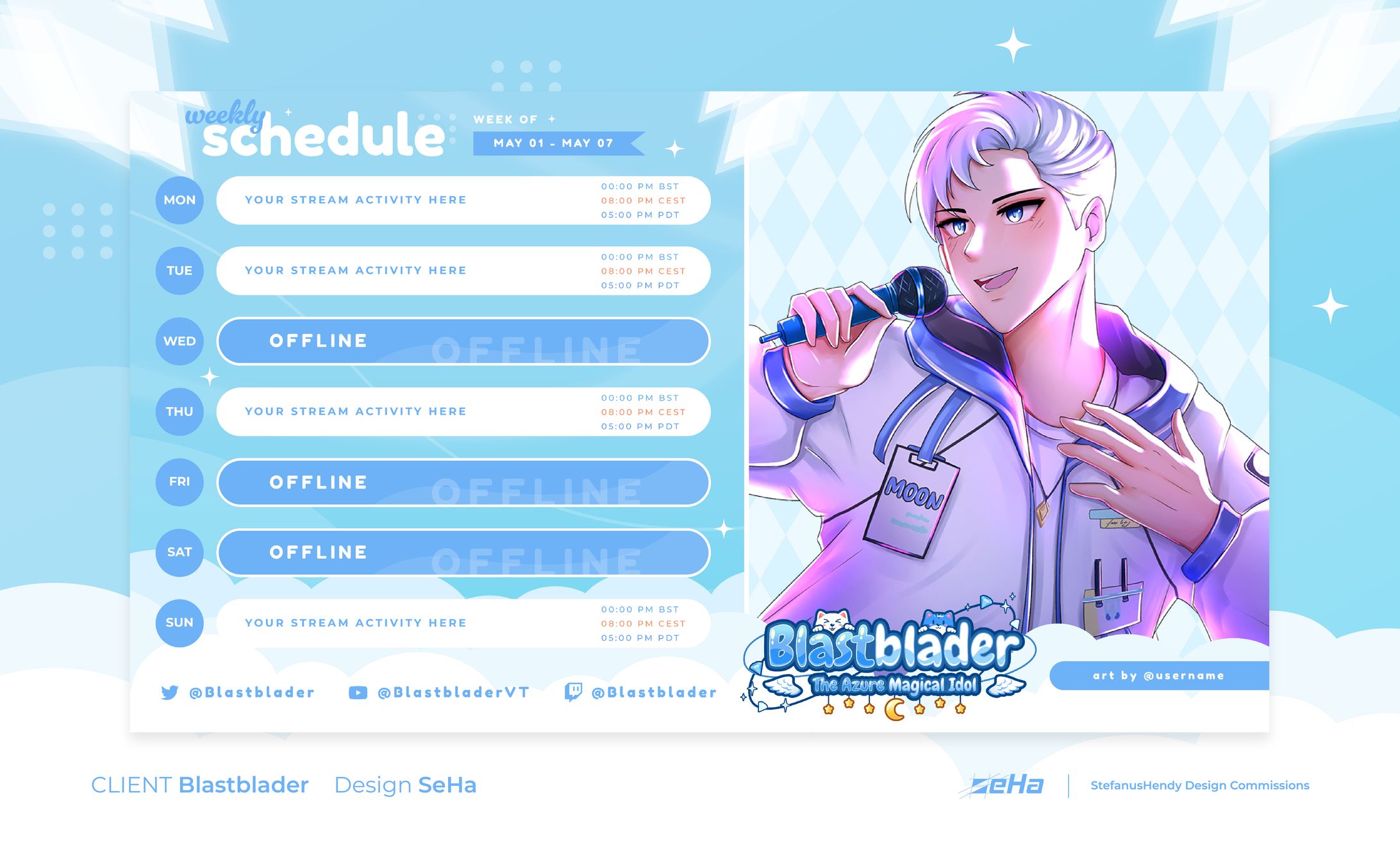 Blastblader Schedule-1