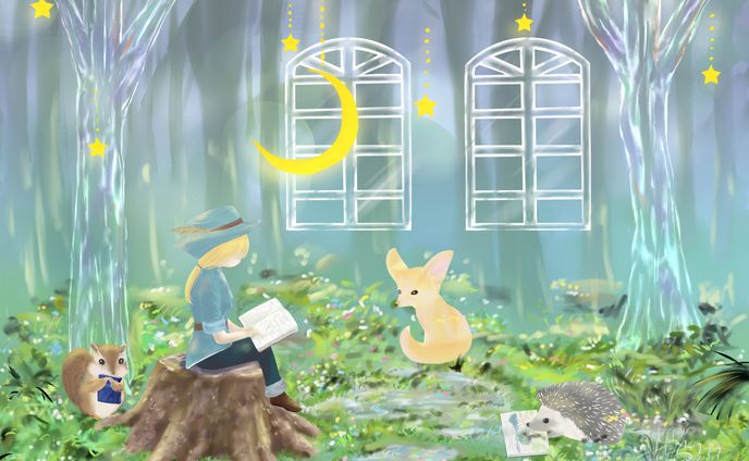 web、アナログ絵