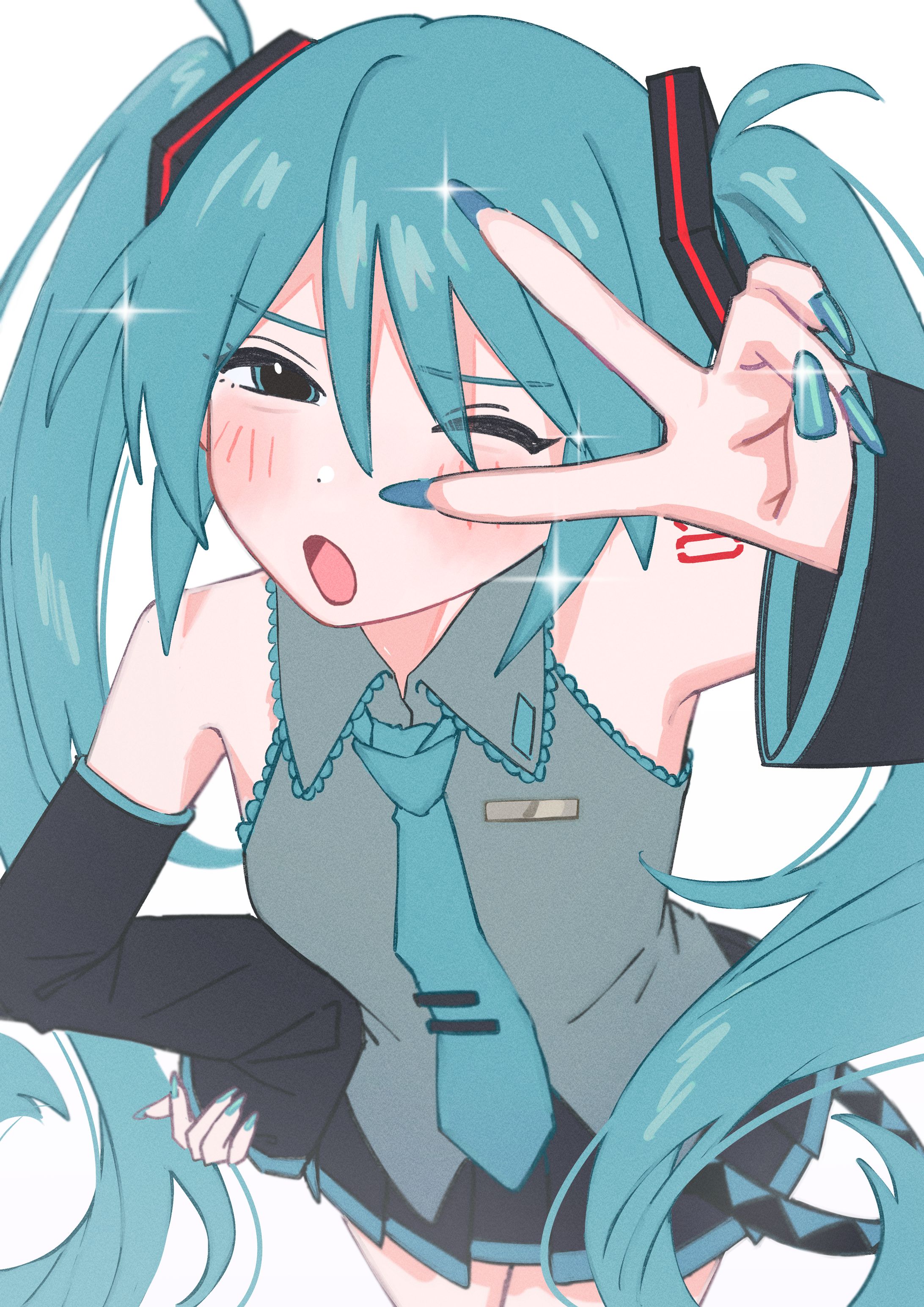 初音ミク 39の日イラスト-1