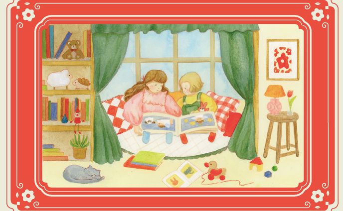 展示「えほんクラブ」DM(グラフィック)