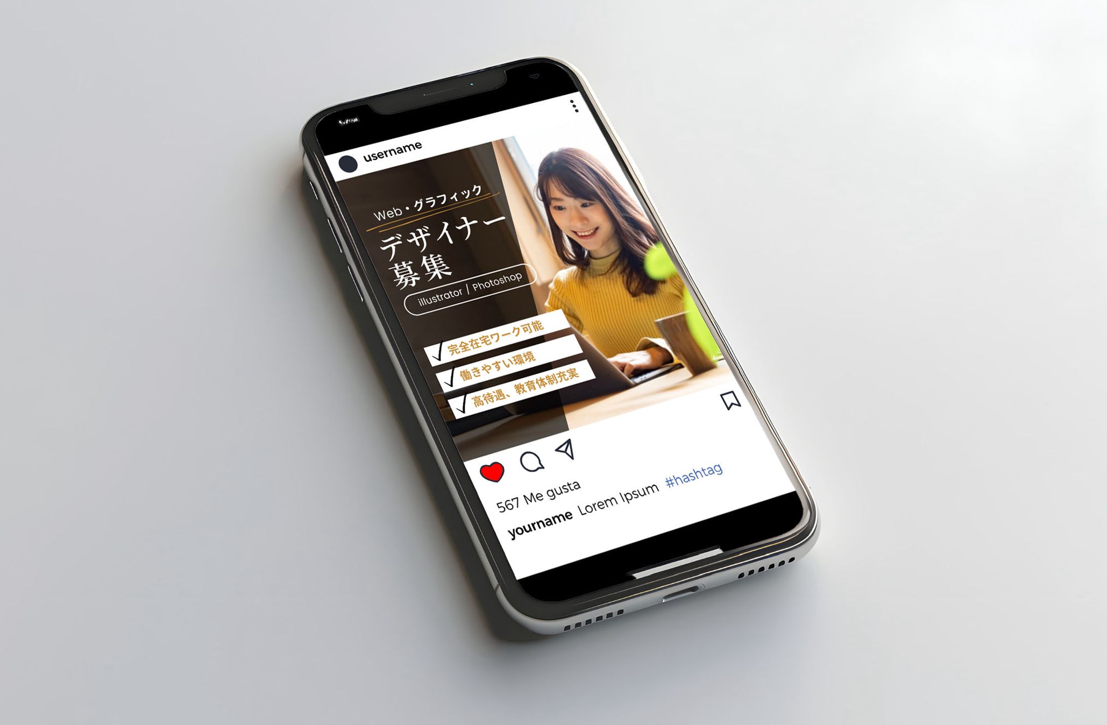 【Cliantwork】Instagram 求人募集-1