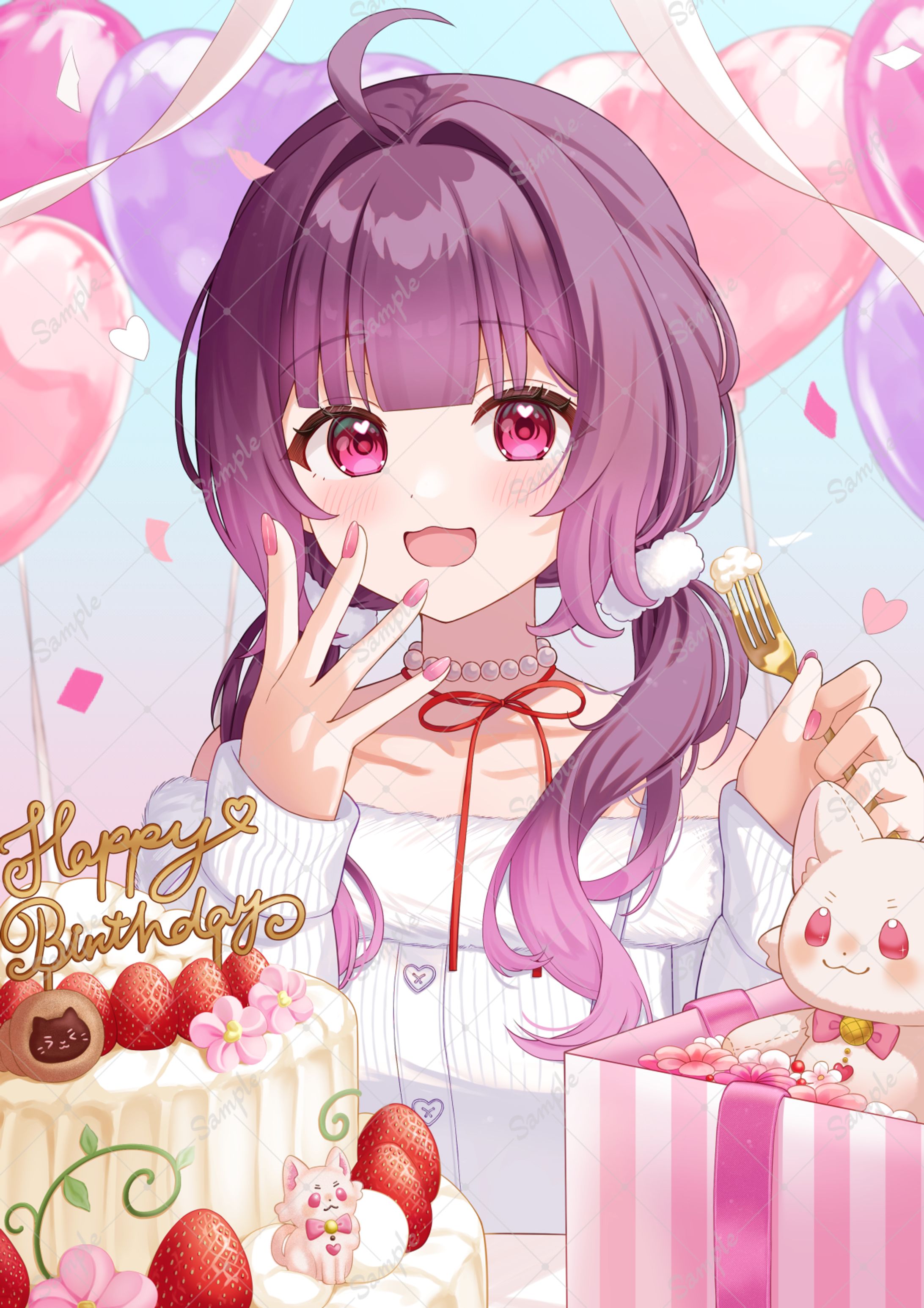 夢咲ころね様　一枚絵　ご依頼-1