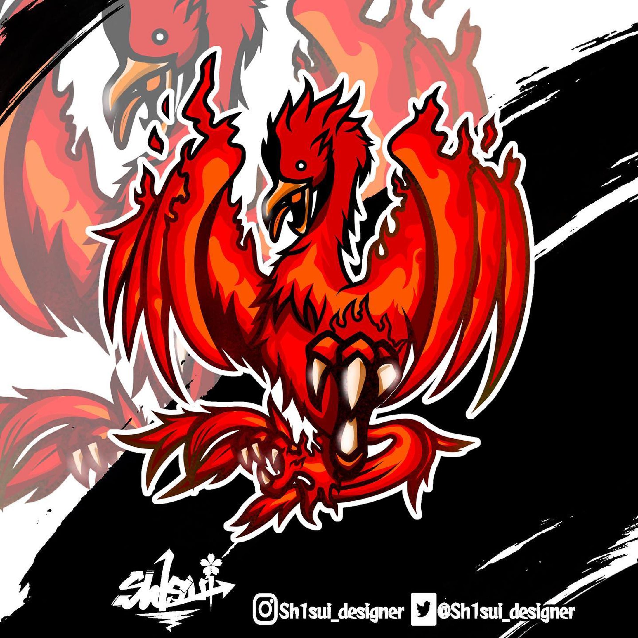 ❖Mascot logo❖

concept:不死鳥

text:阿呆な高校生

Plz Twitter Follow& like

#Mascotlogo #キャラクターロゴ #クランアイコン #デザイン #イラスト #依頼 #kaiju8go logo #mascot #logodesigner #designer #icon #illustration #logos #clanlogo
#esportlogo #esports #mascotlogoinspirations #art #artwork  #logoinspiration #logoawesome #designgraphic #logoplace #logoinspire #sportslogo #graphicdesign #mascotsportbranding #logodesigns #esportlogoteam #logosportideas-1