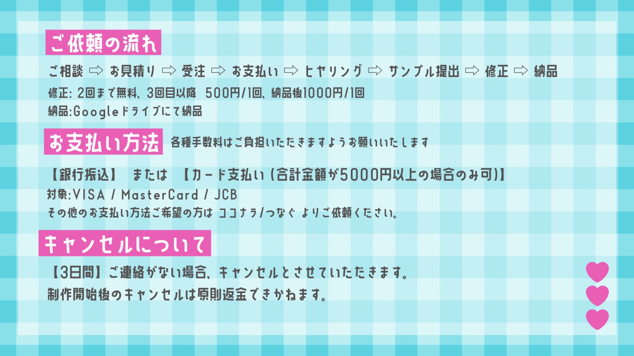 規約/ご依頼について-1
