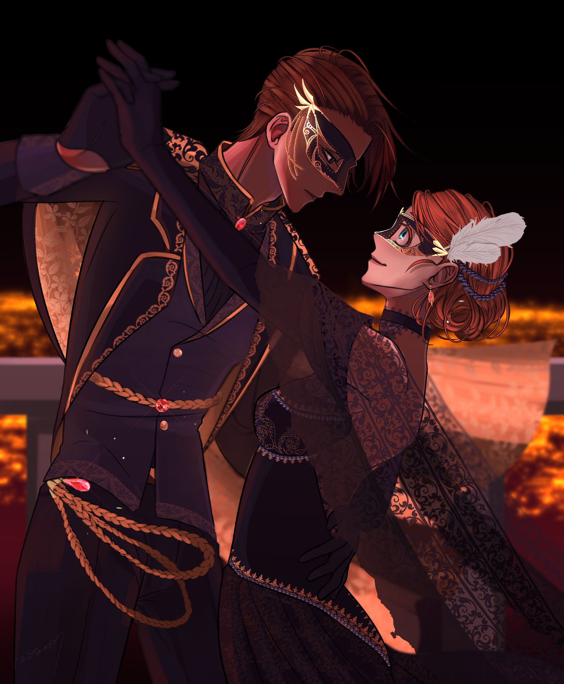 仮面の下の秘密-1