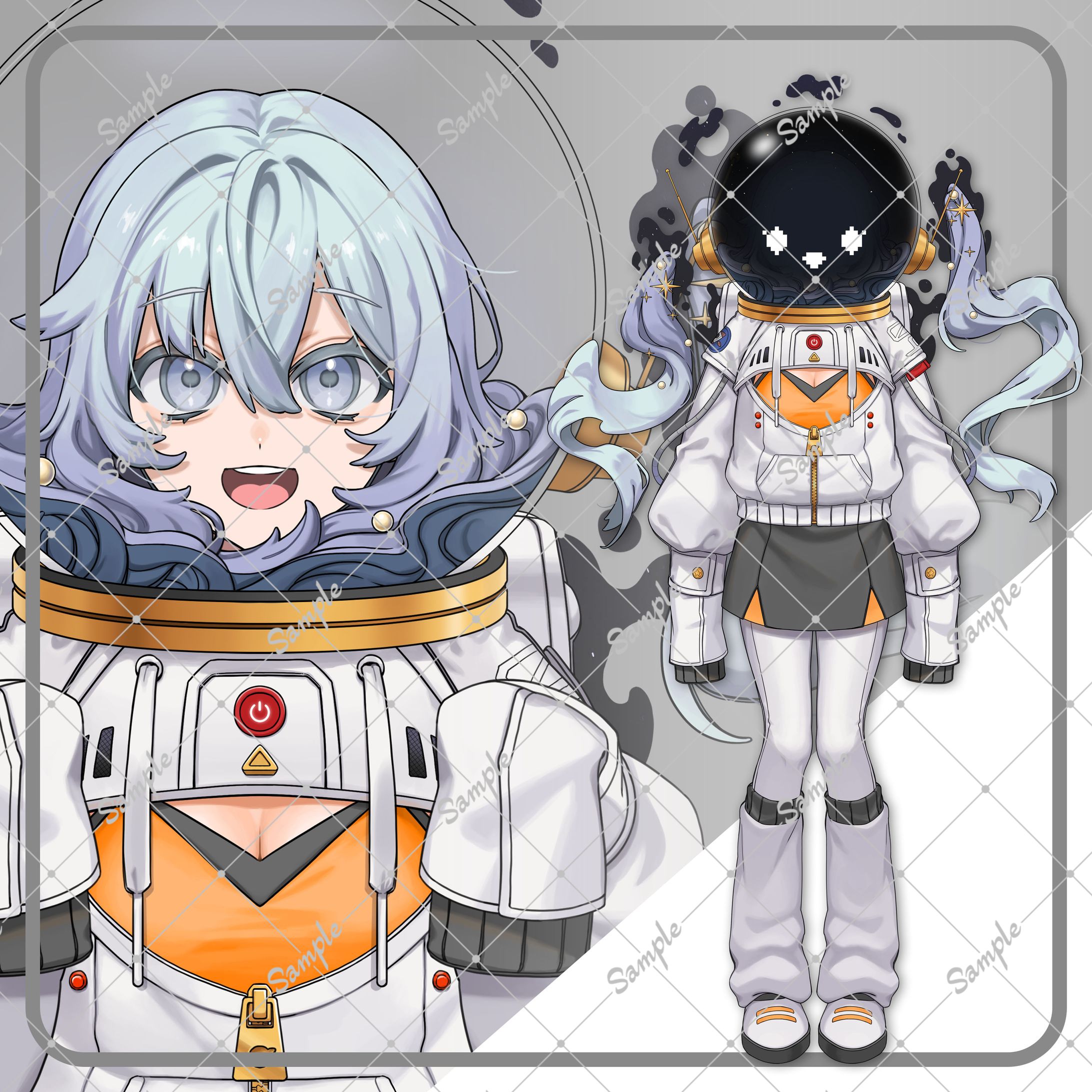 【Vtuber】宇宙飛行士の女の子-1
