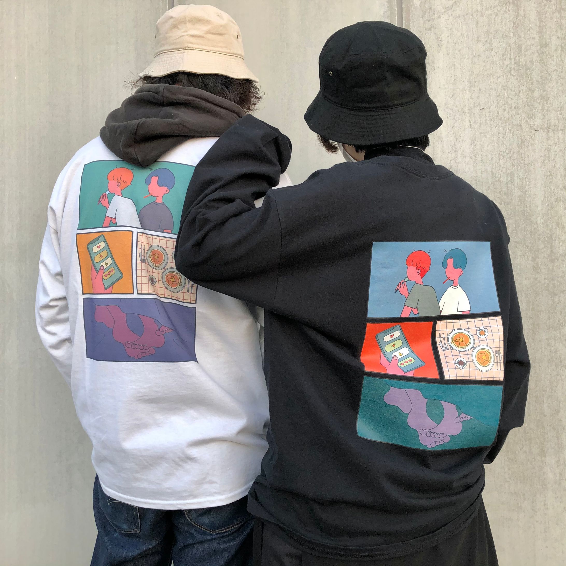 【自主制作】『each day』イラストからの展開-1