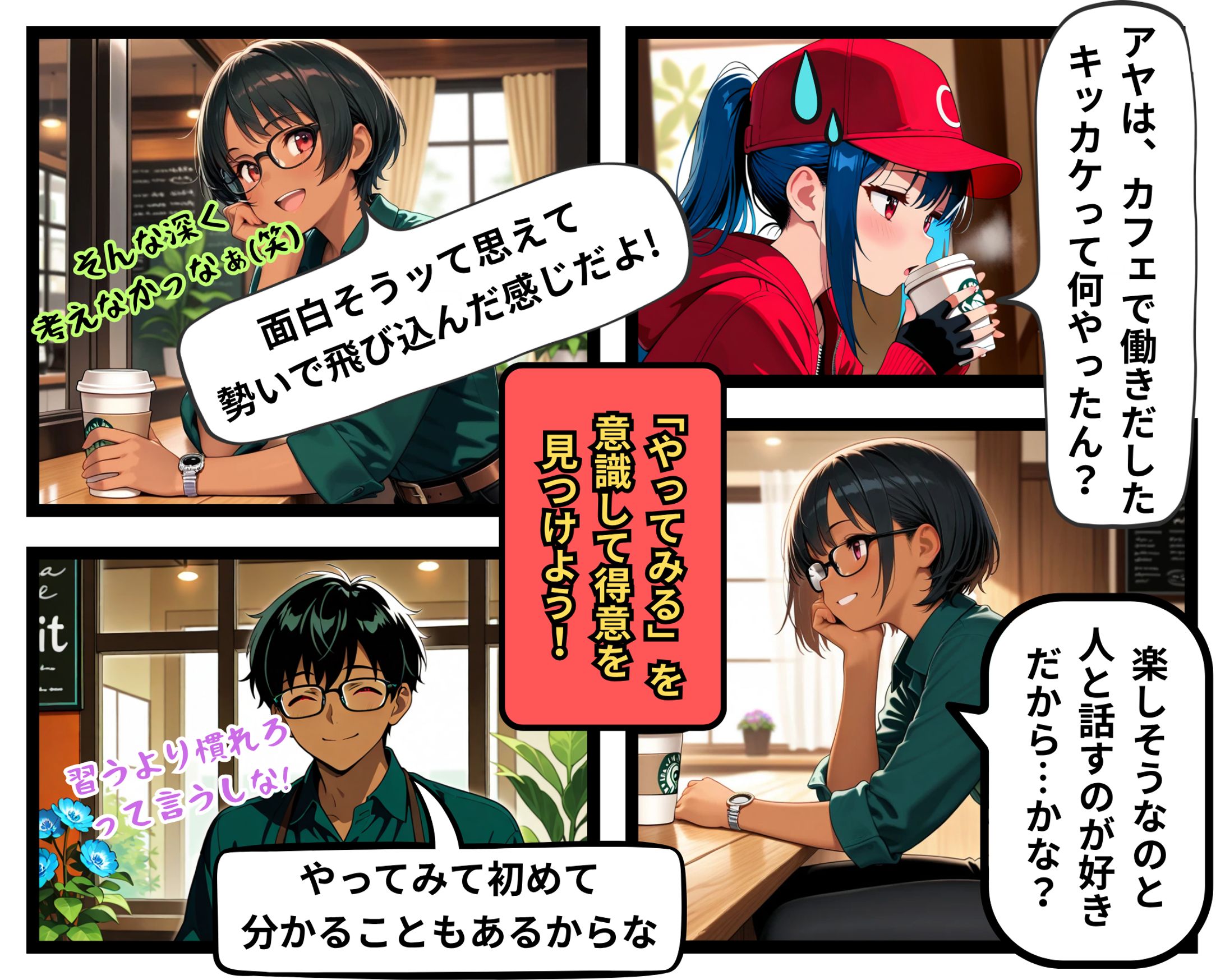 「やってみる」を意識して得意を見つけよう！-1