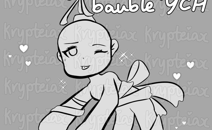wrapped bauble YCH + examples