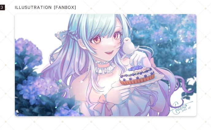 [FANBOXリクエストイラスト] 羽舞クラリス様 [2023/05]
