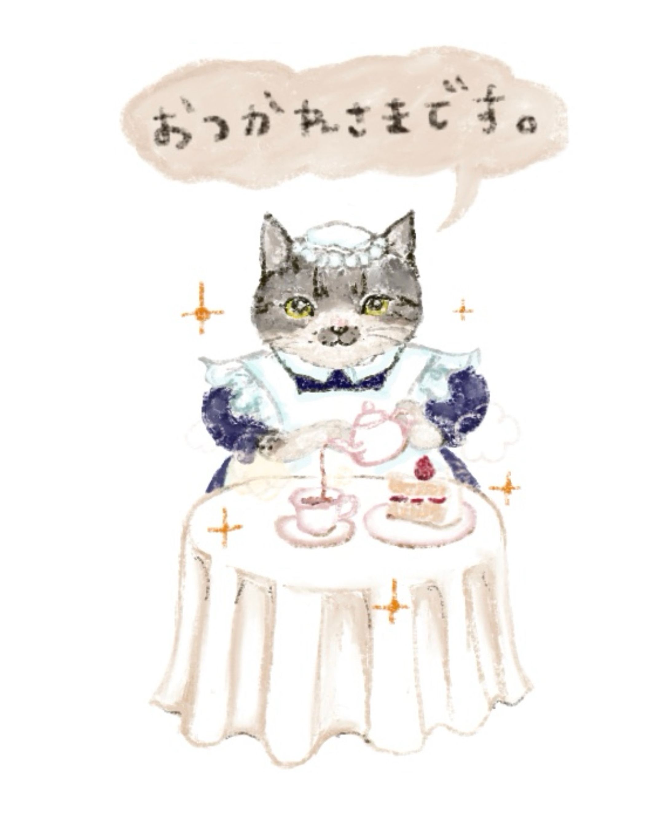 【original】LINEスタンプ「猫のちぃ&ぽん&みゅうちゃん」-1