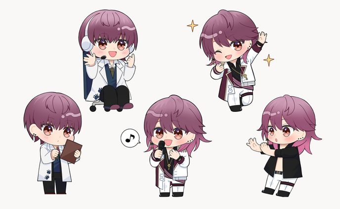 デフォルメイラスト【支穏 蘭世さま】