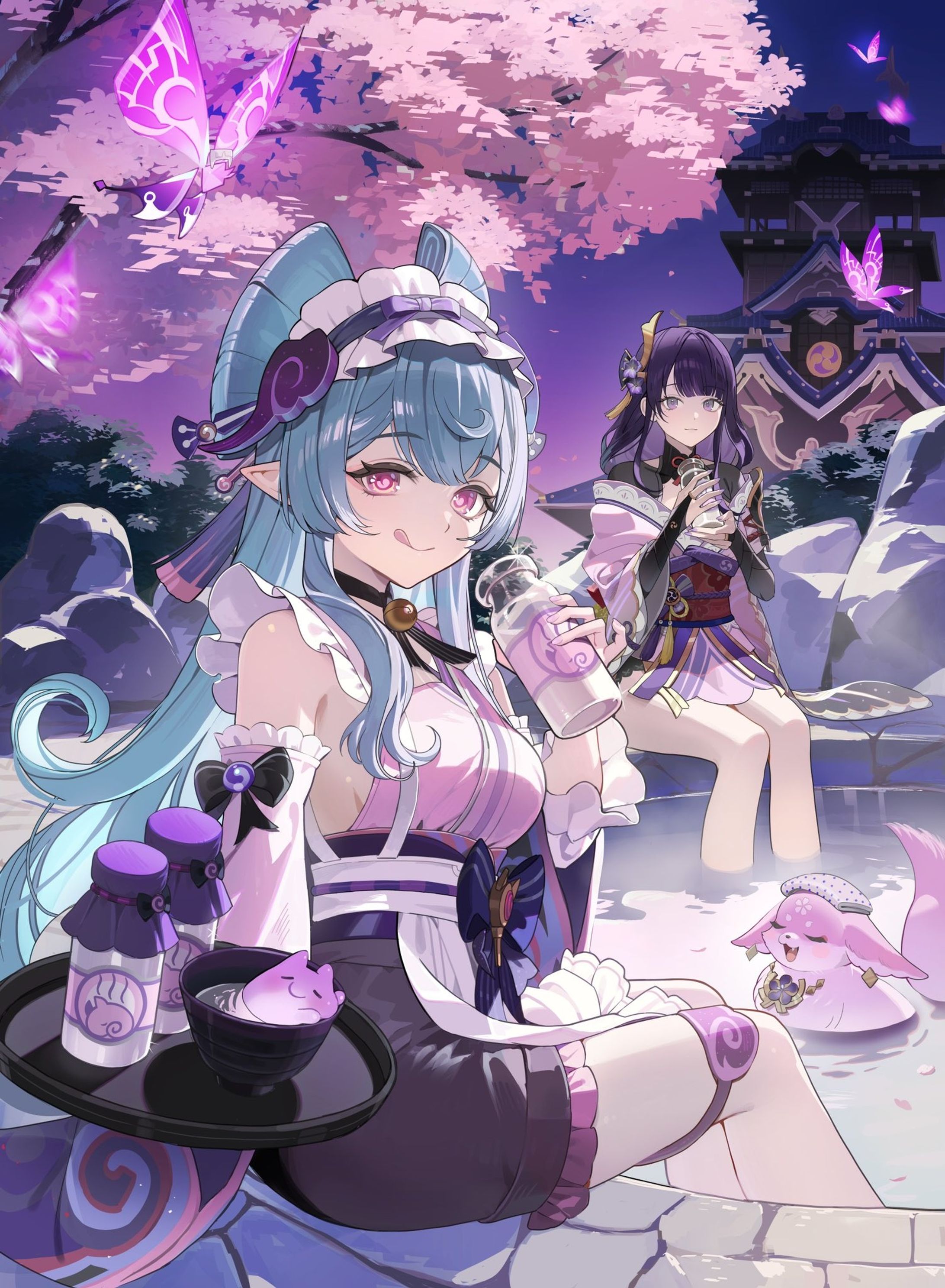 原神×有馬温泉 PRイラスト-1