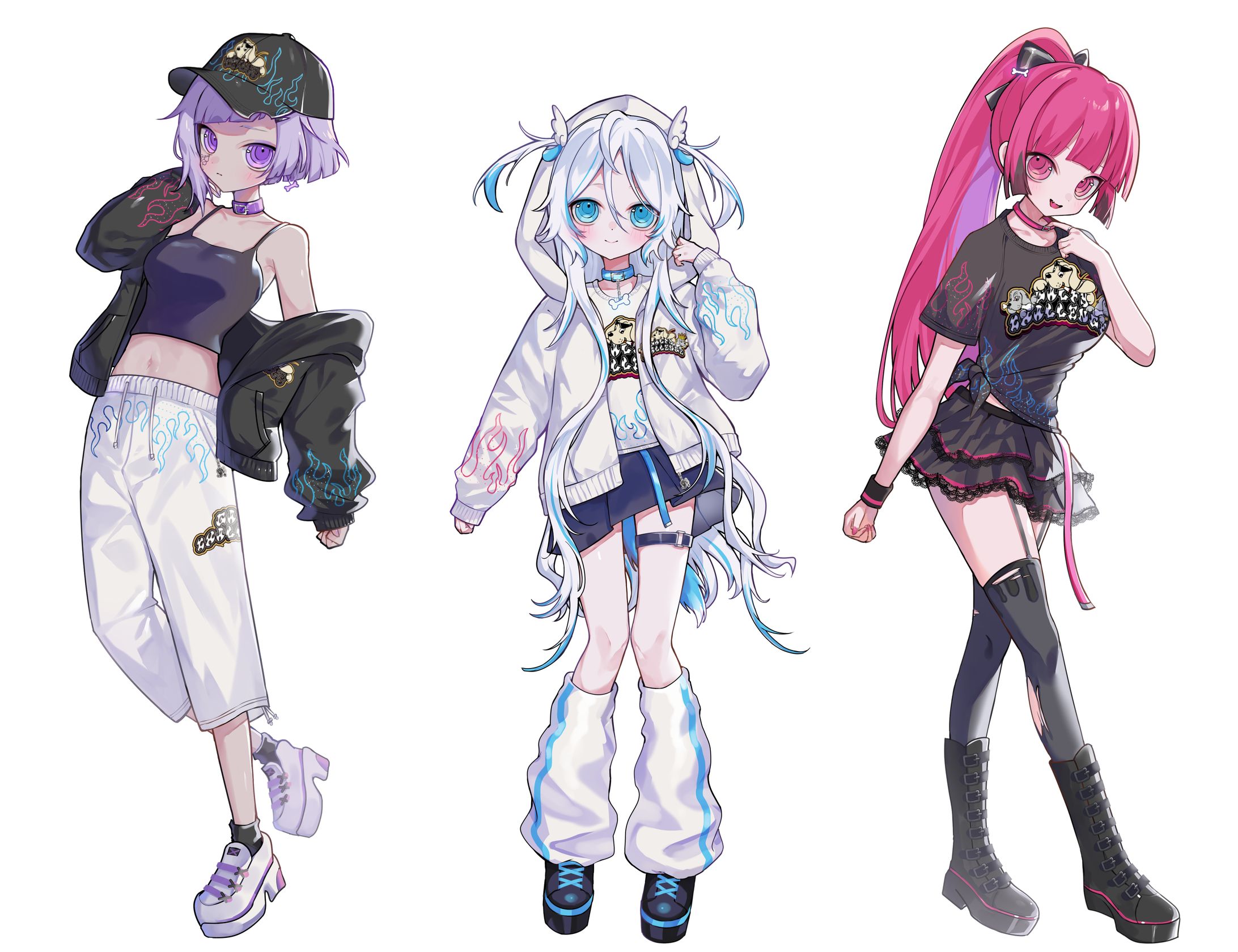 『東京電脳from電音部様』×『GALFY様』コラボEP「favorite dog」MVイラスト-1