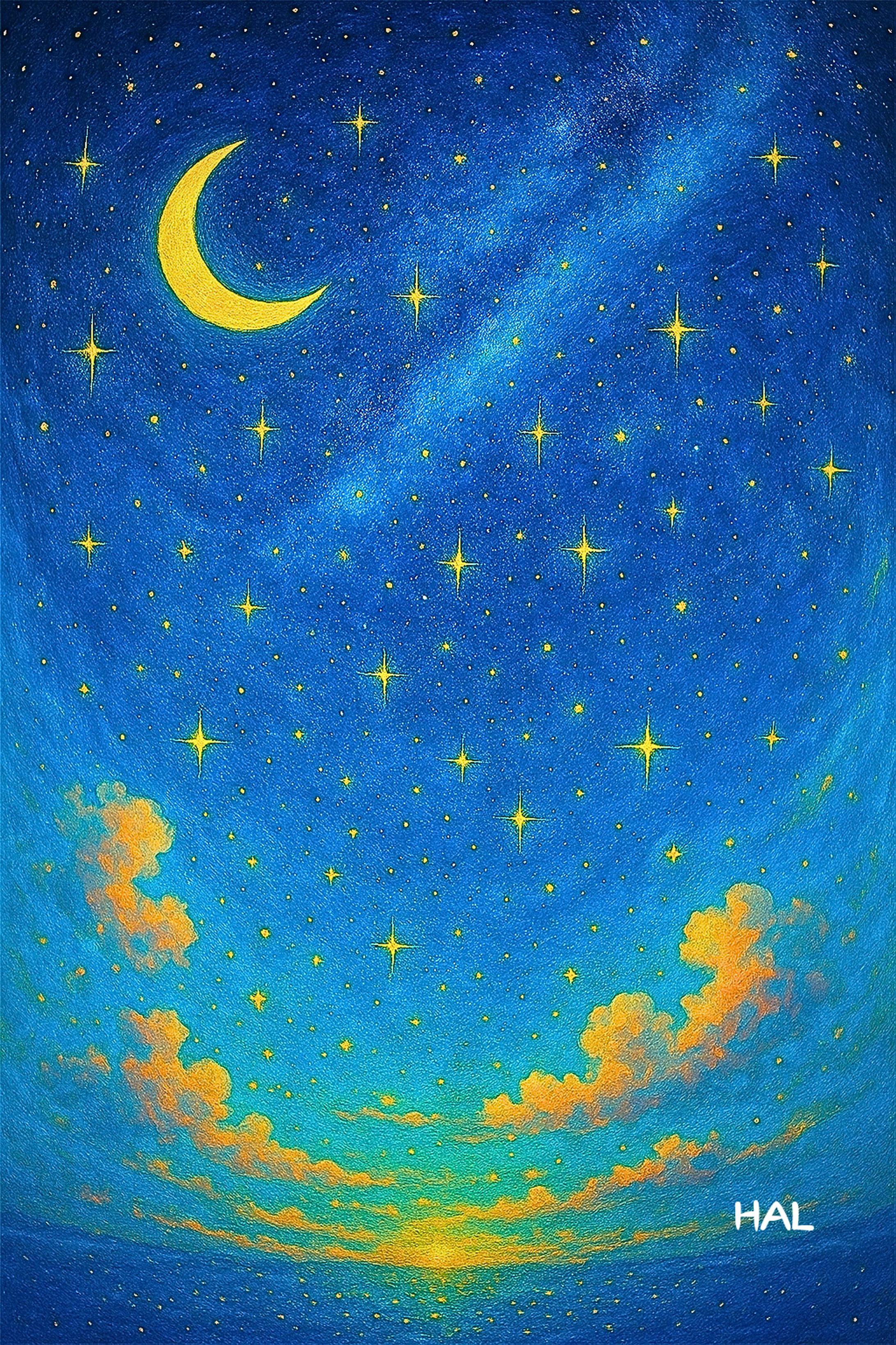 「夜空に輝く夢の航路」-1