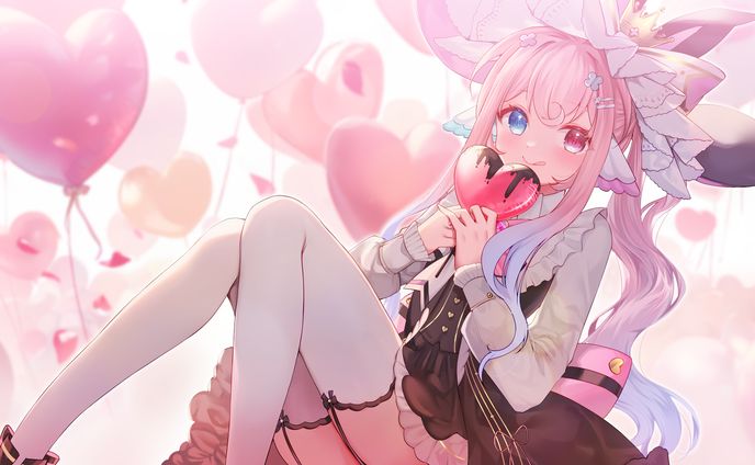 〖イラスト〗Vtuber 薇拉（Vera）様 オフィシャルグッズ用〖一枚絵〗