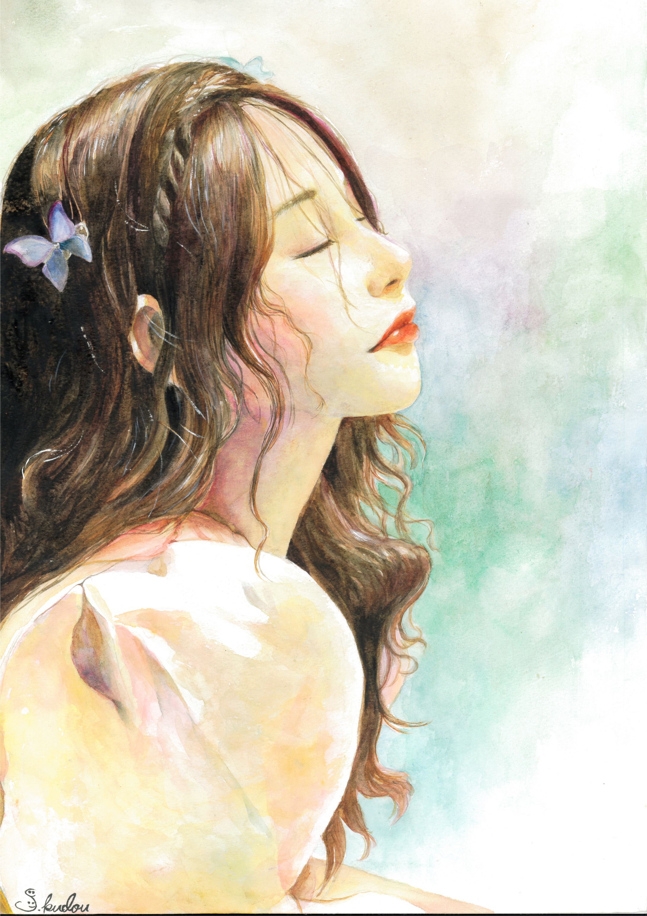 横顔の彼女-1