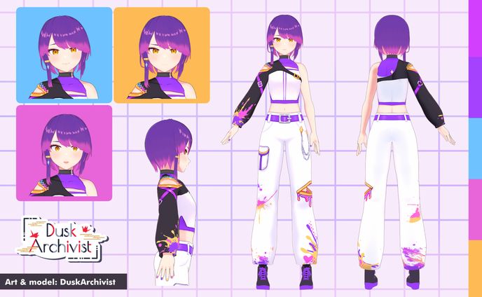 Dusk Pop Streetwear Design