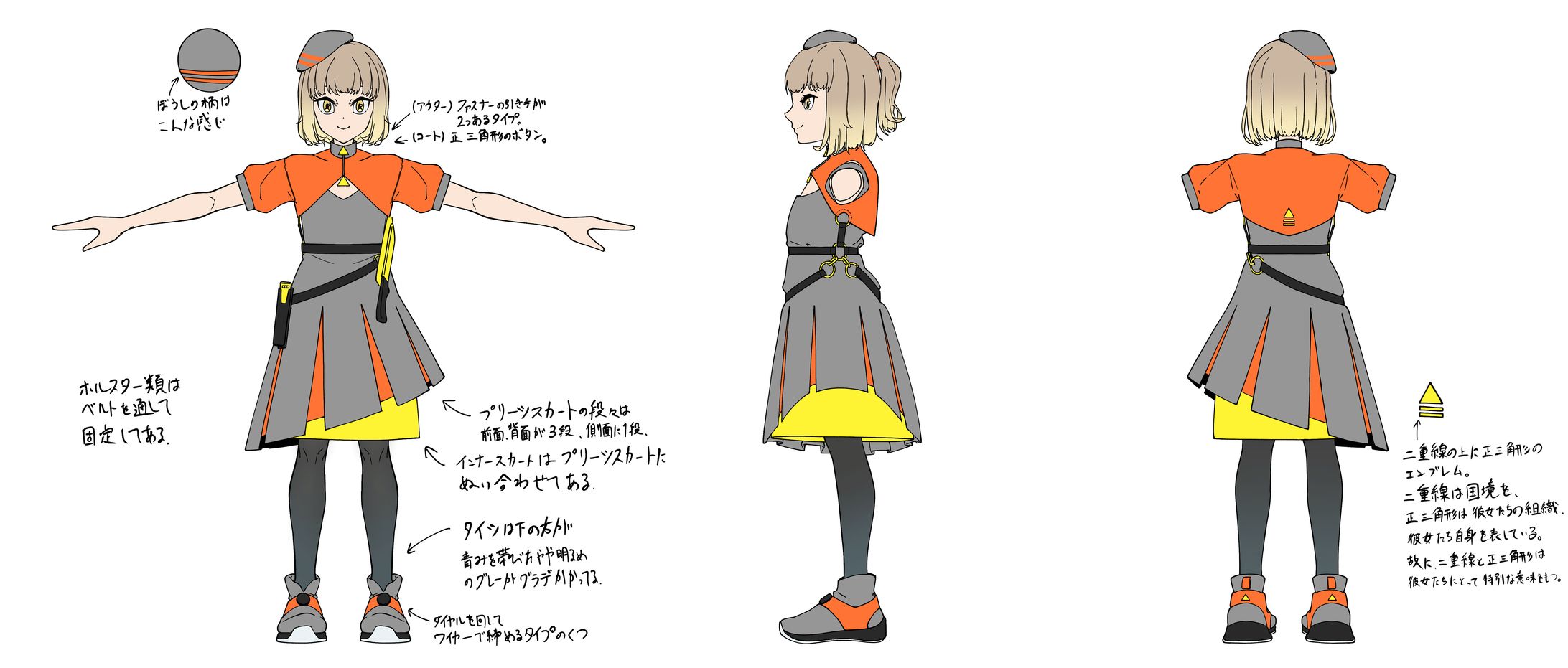 3Dモデルのためのキャラクターデザイン-1