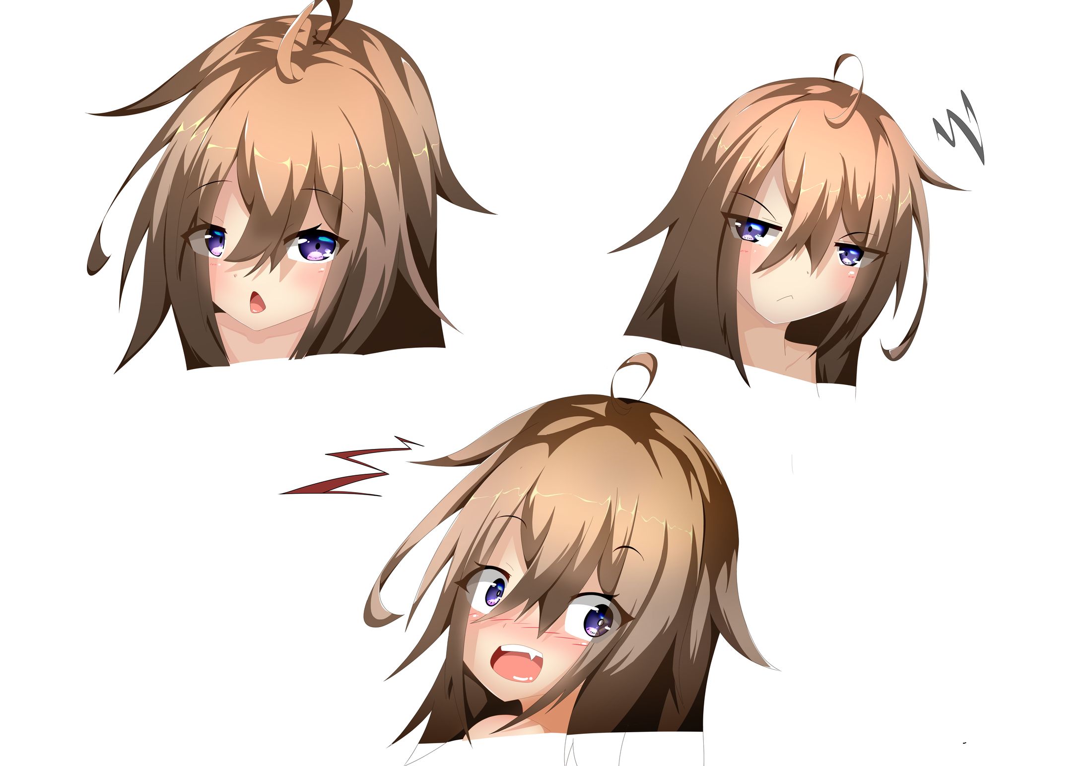 表情サンプル、彩芽-1