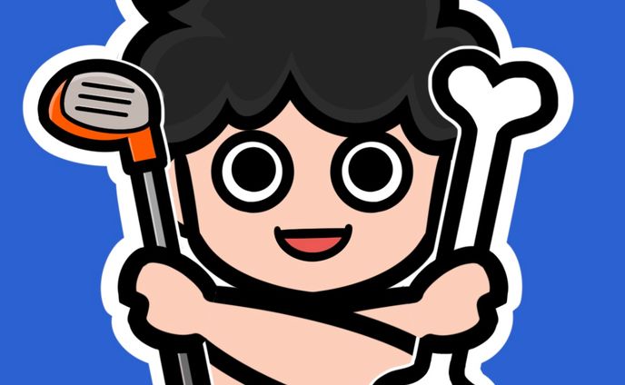 骨✖️ゴルフ(SNSアイコン)