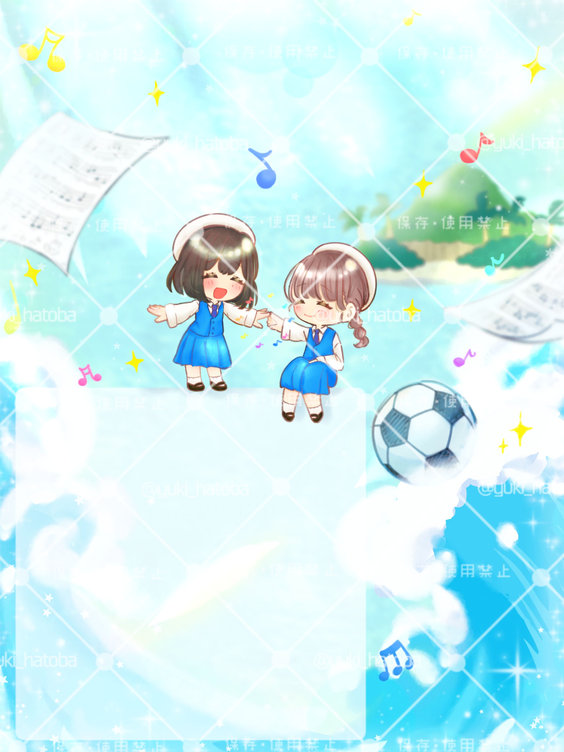 ポスターイラストサンプル(デフォルメ絵柄①)-1