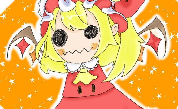 フラン✖️ミミッキュ
東方最推し✖️ポケモン最推し
#ポケモン 
#東方project 
#イラスト好きな人と繋がりたい 
#絵描きさんと繋がりたい