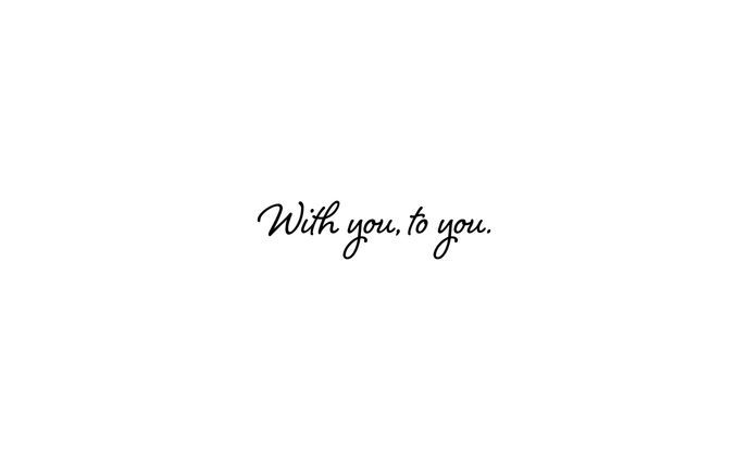 With you to you. 制服リニューアル