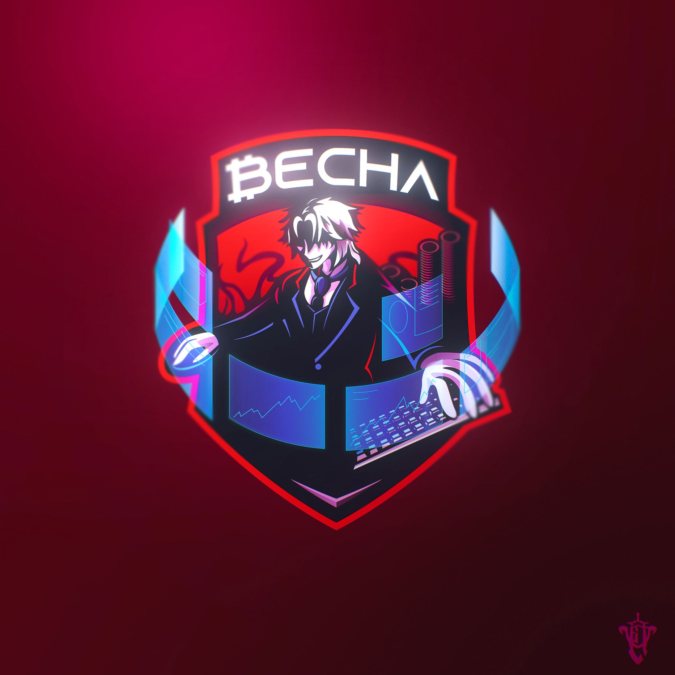 Becha様　Mascotlogo-1
